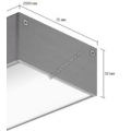 Накладной алюминиевый профиль для светодиодных лент LD profile – 48, 93991